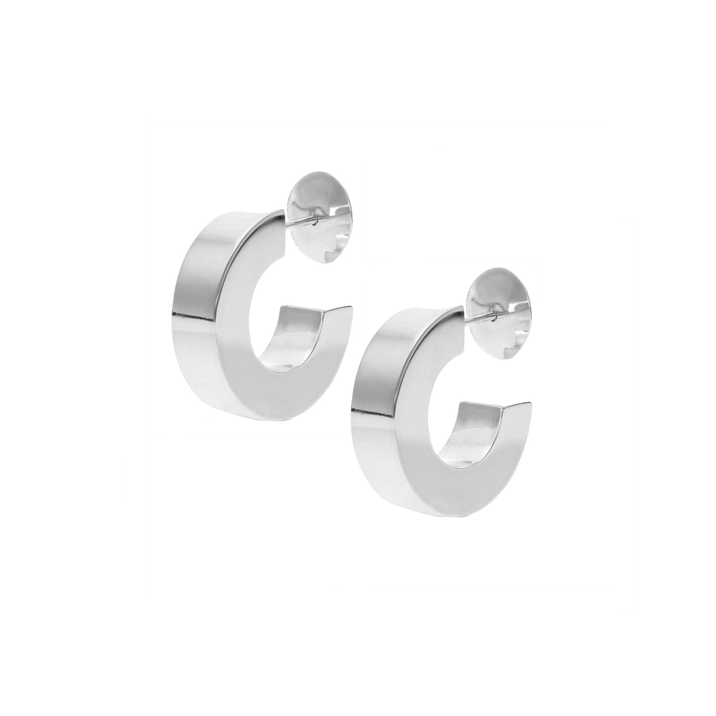 SMALL KORA SILVER HOOPS