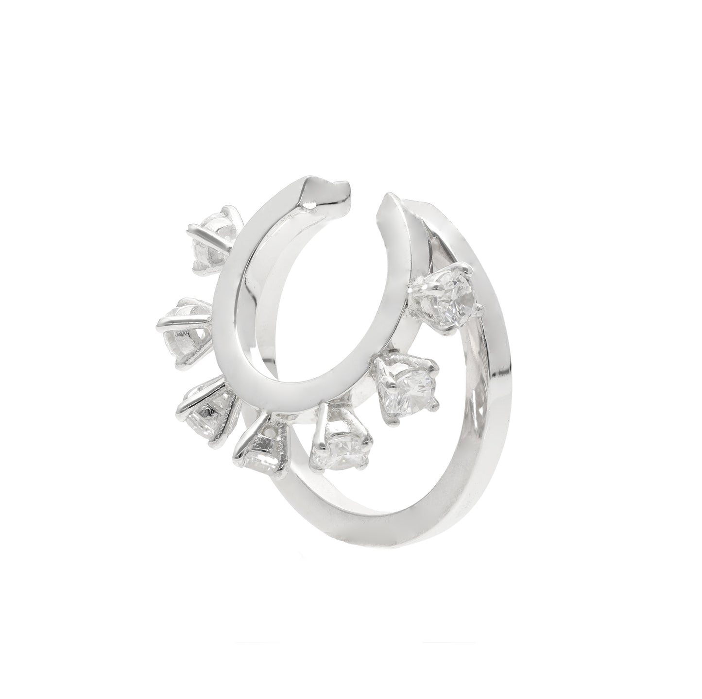 MISKI SILVER EAR CUFF